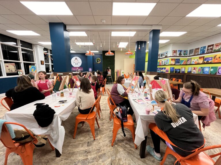 Paint Night at Merely Creative Studio | Paint Tips | Merely Creative, Martinsburg WV
